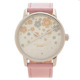 Coach Perry Silver Dial Pink Leather Strap Watch For Women - 14503325 Buy Now By Coach