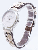 Coach Delancey White Dial Floral White Leather Strap Watch for Women - 14502760 Buy Now By Coach