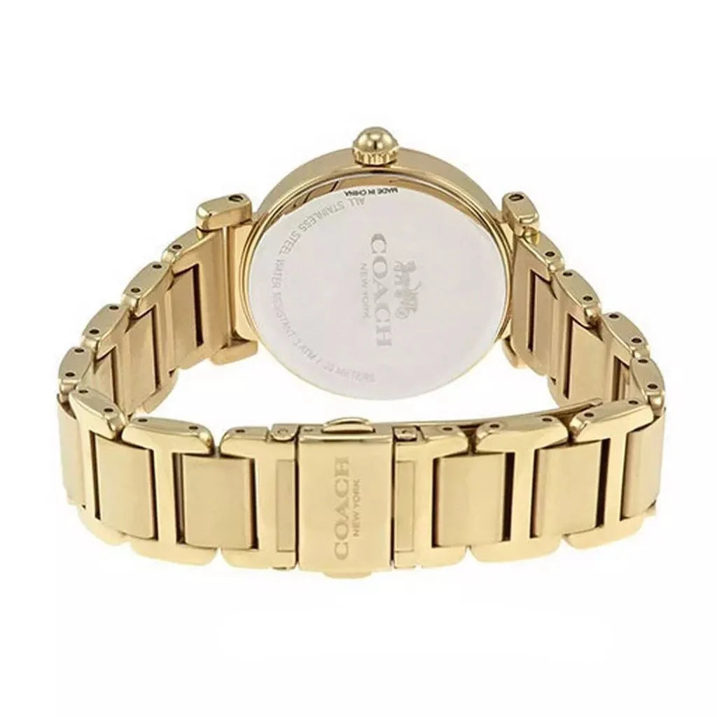 Coach Sport Diamonds Gold Dial Gold Steel Strap Watch for Women - 14502195 Buy Now By Coach