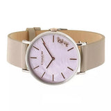 Coach Perry Mother of Pearl Dial Light Grey Leather Strap Watch for Women - 14503245 Buy Now By Coach