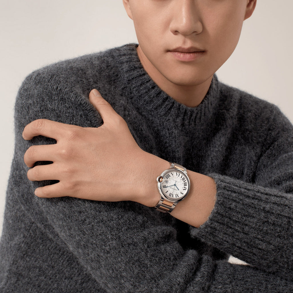 Cartier Ballon Bleu de Cartier Silver Dial Two Tone Steel Strap Watch for Women - W2BB0030 Buy Now By Cartier