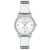 Coach Delancey White Dial Silver Steel Strap Watch for Women - 14502353 Buy Now By Coach