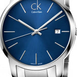 Calvin Klein City Blue Dial Silver Steel Strap Watch for Men - K2G2G14N Buy Now By Calvin Klein