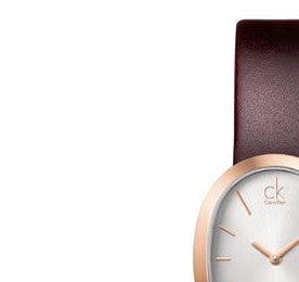 Calvin Klein Incentive White Dial Brown Leather Strap Watch for Women - K3P236G6 Buy Now By Calvin Klein