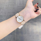 Calvin Klein City Silver Dial White Leather Strap Watch for Women - K2G236X6 Buy Now By Calvin Klein