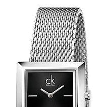 Calvin Klein Mark Black Dial Silver Mesh Bracelet Watch for Women - K3R23121 Buy Now By Calvin Klein