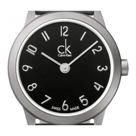 Calvin Klein Minimal Black Dial Silver Mesh Bracelet Watch for Women - K3M53151 Buy Now By Calvin Klein