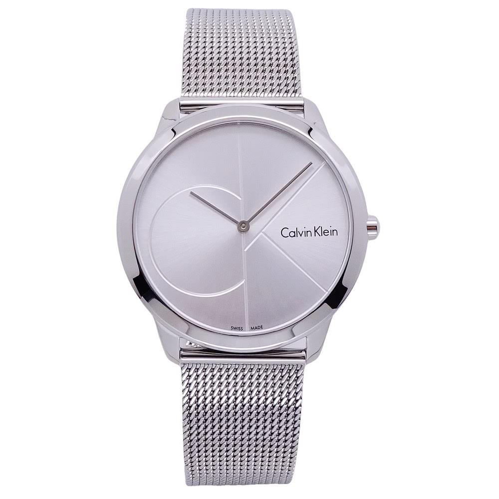Calvin Klein Minimal Silver Dial Silver Mesh Bracelet Watch for Men - K3M2112Z Buy Now By Calvin Klein