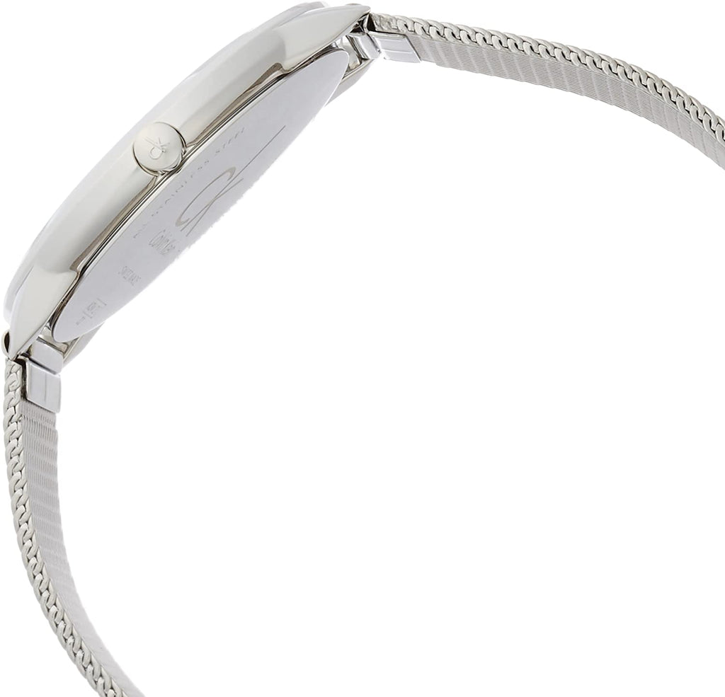 Calvin Klein Minimal Silver Dial Silver Mesh Bracelet Watch for Men - K3M2112Z Buy Now By Calvin Klein