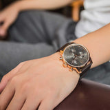 Calvin Klein City Chronograph Grey Dial Brown Leather Strap Watch for Men - K2G276G3 Buy Now By Calvin Klein