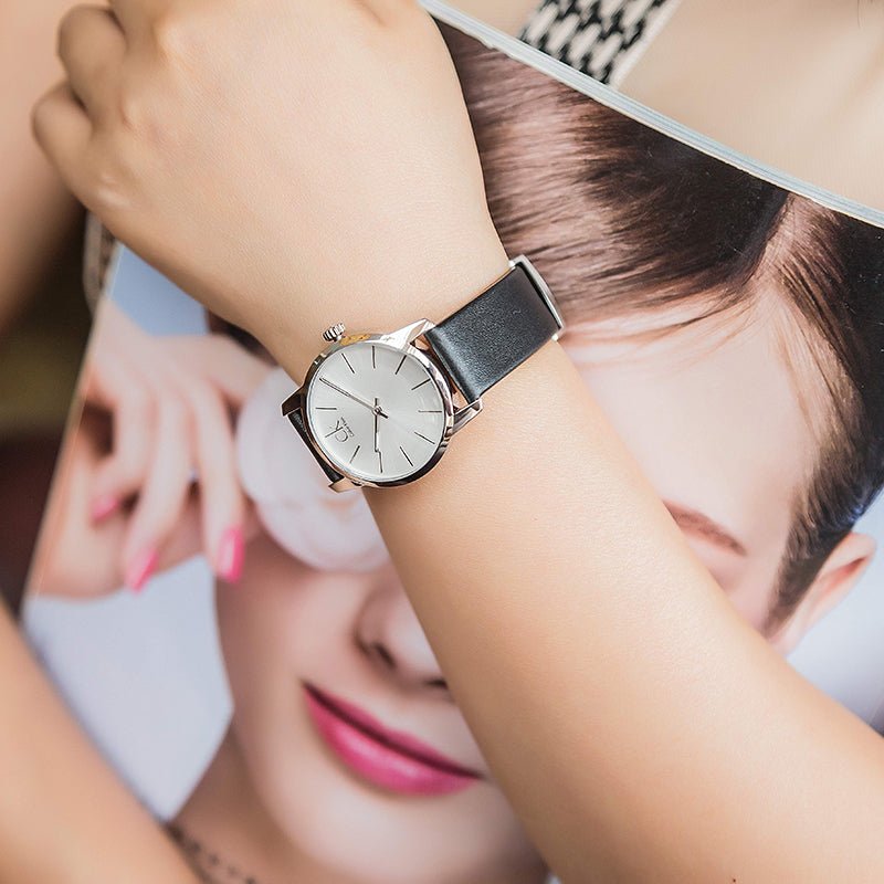 Calvin Klein City Silver Dial Black Leather Strap Watch For Women - K2G231C6 Buy Now By Calvin Klein