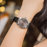 Calvin Klein City Black Dial Black Leather Strap Watch For Women - K2G23107 Buy Now By Calvin Klein