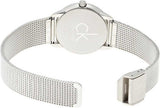 Calvin Klein Minimal Grey Dial Silver Mesh Bracelet Watch for Women - K3M23124 Buy Now By Calvin Klein