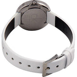 Calvin Klein Firm Silver Dial White Leather Strap Watch for Women - K3N231L6 Buy Now By Calvin Klein