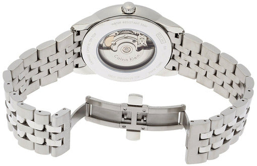 Calvin Klein Infinity Black Dial Silver Steel Strap Watch for Men - K5S34141 Buy Now By Calvin Klein