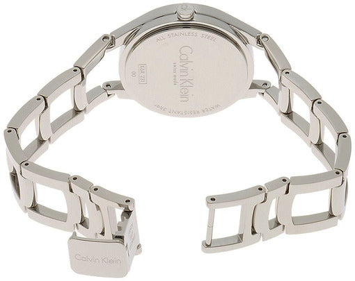 Calvin Klein Class Black Dial Silver Steel Strap Watch for Women - K6R23121 Buy Now By Calvin Klein