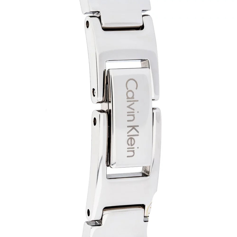 Calvin Klein Drift Black Dial Silver Steel Strap Watch for Women - K6S2N111 Buy Now By Calvin Klein
