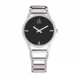Calvin Klein Stately Black Dial Silver Steel Strap Watch for Women - K3G2312S Buy Now By Calvin Klein