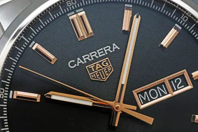 Tag Heuer Carrera Day Date Black Dial Silver Steel Strap Watch for Men - WBN2013.BA0640 Buy Now By Tag Heuer