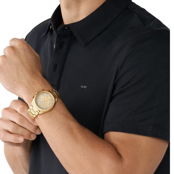 Michael Kors Janelle Chronograph Gold Dial Gold Steel Strap Watch For Men - MK8995 Buy Now By Michael Kors