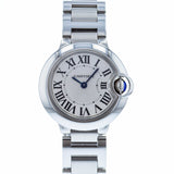Cartier Ballon Bleu De Cartier White Dial Silver Steel Strap Watch for Women - W69010Z4 Buy Now By Cartier