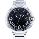 Cartier Ballon Bleu de Cartier Black Dial Silver Steel Strap Watch for Men - W6920042 Buy Now By Cartier