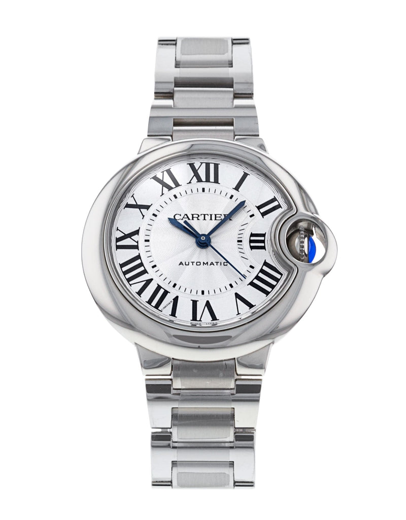 Cartier Ballon Bleu De Cartier Silver Dial Silver Steel Strap Watch for Women - WSBB0044 Buy Now By Cartier