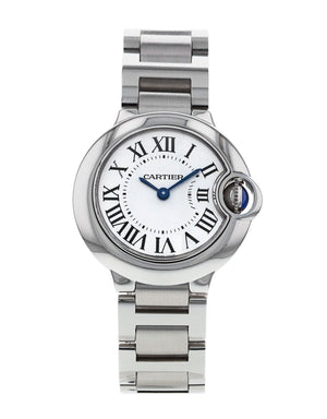 Cartier Ballon Bleu De Cartier White Dial Silver Steel Strap Watch for Women - W69010Z4 Buy Now By Cartier