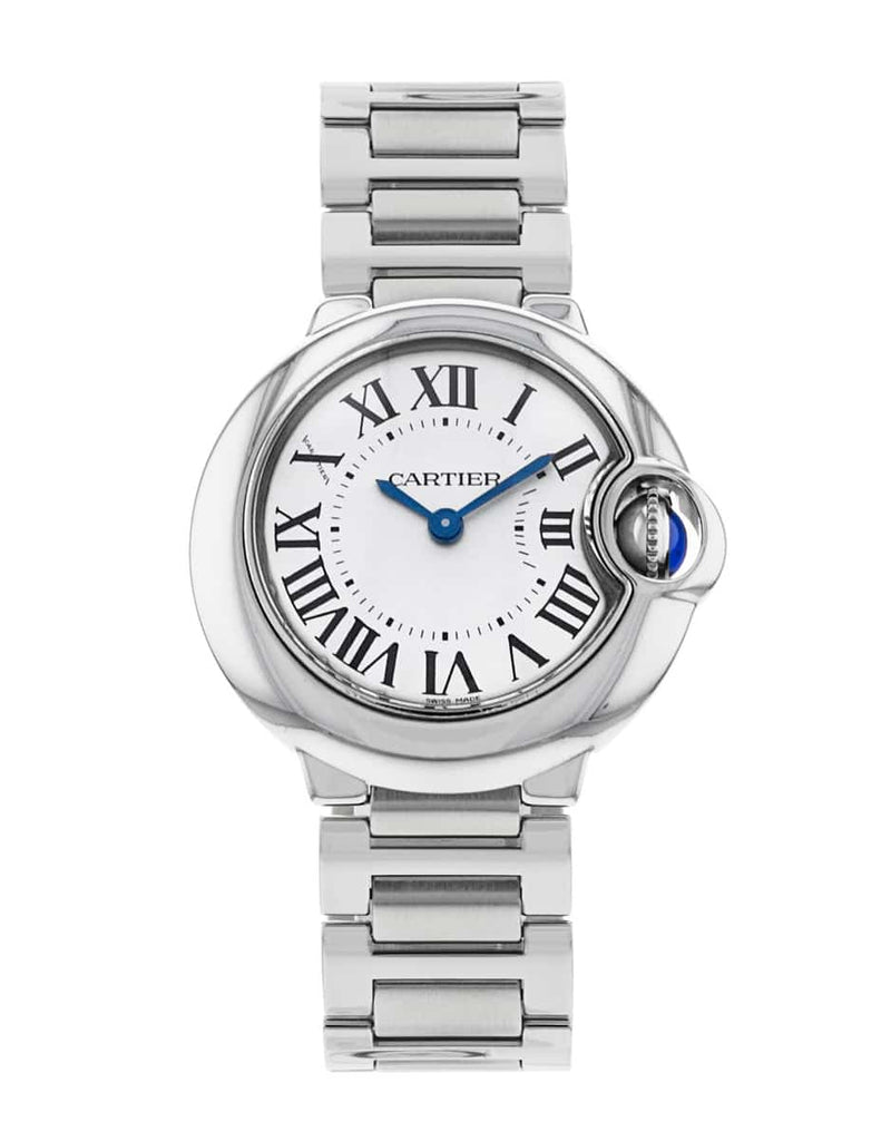 Cartier Ballon Bleu De Cartier White Dial Silver Steel Strap Watch for Women - W69010Z4 Buy Now By Cartier