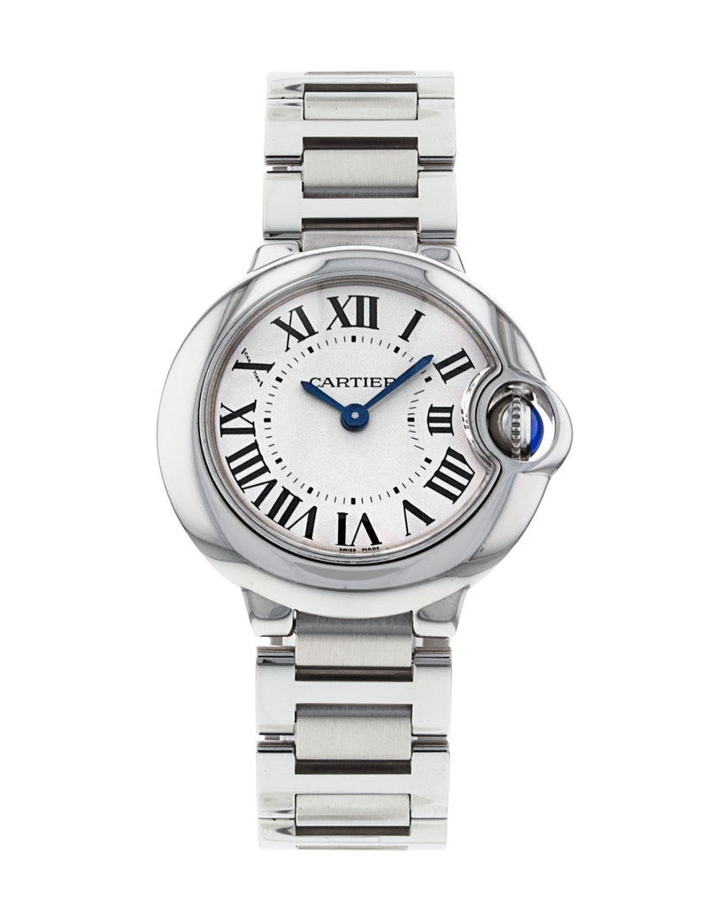 Cartier Ballon Bleu De Cartier White Dial Silver Steel Strap Watch for Women - W69010Z4 Buy Now By Cartier