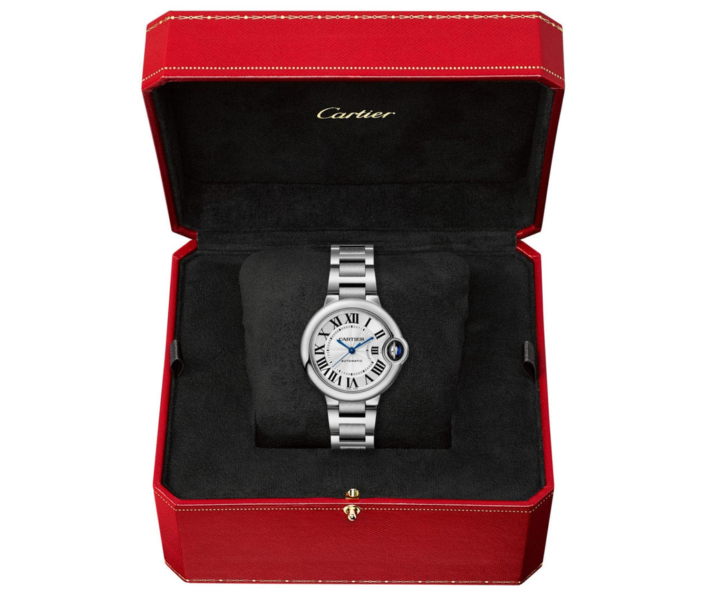 Cartier Ballon Bleu De Cartier Silver Dial Silver Steel Strap Watch for Women - WSBB0044 Buy Now By Cartier