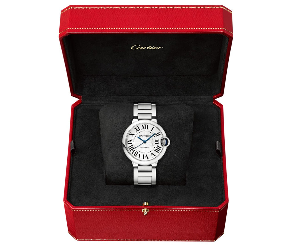 Cartier Ballon Bleu De Cartier Silver Dial Silver Steel Strap Watch for Women - WSBB0048 Buy Now By Cartier