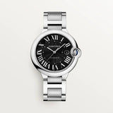Cartier Ballon Bleu de Cartier Black Dial Silver Steel Strap Watch for Men - W6920042 Buy Now By Cartier