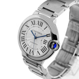 Cartier Ballon Bleu De Cartier Silver Dial Silver Steel Strap Watch for Women - WSBB0048 Buy Now By Cartier