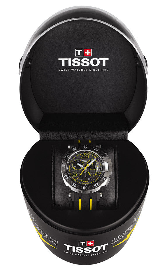 Tissot T Race Thomas Luthi Chronograph Grey Dial Black Rubber Strap Watch For Men - T092.417.27.067.00 Buy Now By Tissot