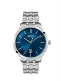 Hugo Boss Officer Chronograph Blue Dial Silver Steel Strap Watch for Men - 1513615 Buy Now By Hugo Boss