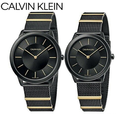 Calvin Klein Minimal Black Dial Black Steel Strap Watch For Men - K3M524Z1 Buy Now By Calvin Klein
