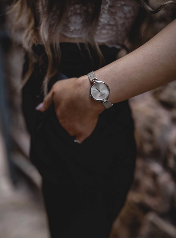 Calvin Klein Authentic White Dial Silver Mesh Bracelet Watch for Women - K8G23126 Buy Now By Calvin Klein