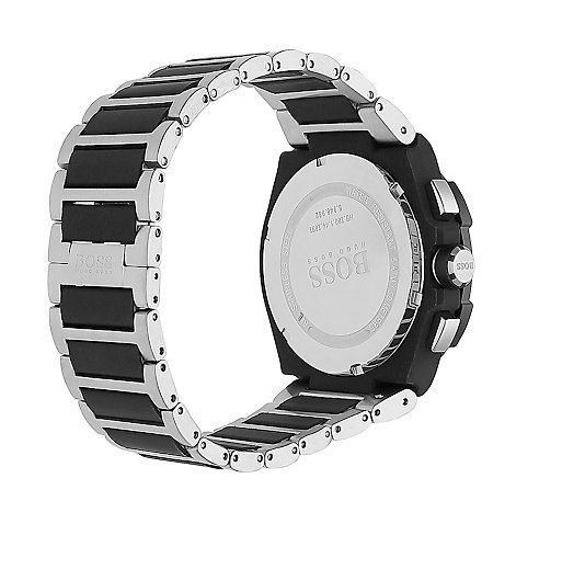 Hugo Boss Supernova Black Dial Two Tone Steel Strap Watch for Men - 1513368 Buy Now By Hugo Boss