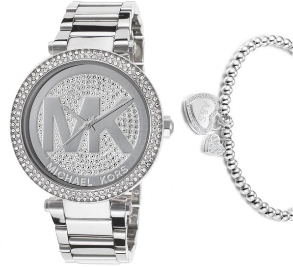 Michael Kors Parker Silver Dial Silver Steel Strap Watch for Women - MK5925 Buy Now By Michael Kors