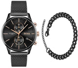 Hugo Boss Associate Black Dial Black Mesh Bracelet Watch for Men - 1513811 Buy Now By Hugo Boss