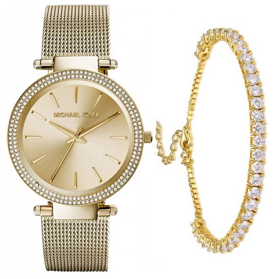 Michael Kors Darci Gold Dial Gold Mesh Bracelet Watch for Women - MK3368 Buy Now By Michael Kors