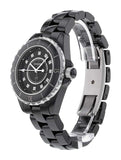 Chanel J12 Quartz Diamonds Black Dial Black Steel Strap Watch for Women - J12 H1625 Buy Now By Chanel
