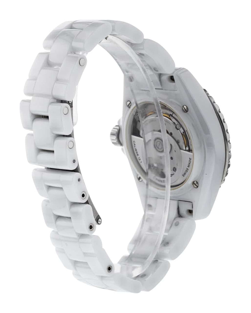 Chanel J12 Quartz Diamonds White Dial White Steel Strap Watch for Women - J12 H5703 Buy Now By Chanel