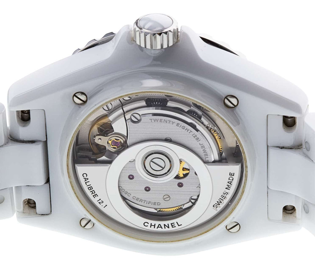 Chanel J12 Quartz Diamonds White Dial White Steel Strap Watch for Women - J12 H5703 Buy Now By Chanel