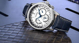 Citizen Eco Drive Calendrier White Dial Blue Leather Strap Watch For Men - BU2020-11A Buy Now By Citizen