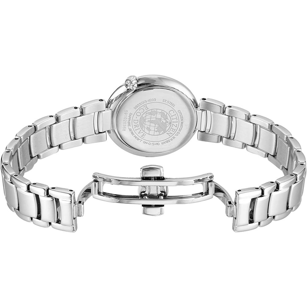 Citizen Eco Drive Silver Stainless Steel Strap Watch For Women - EM0331-52 Buy Now By Citizen