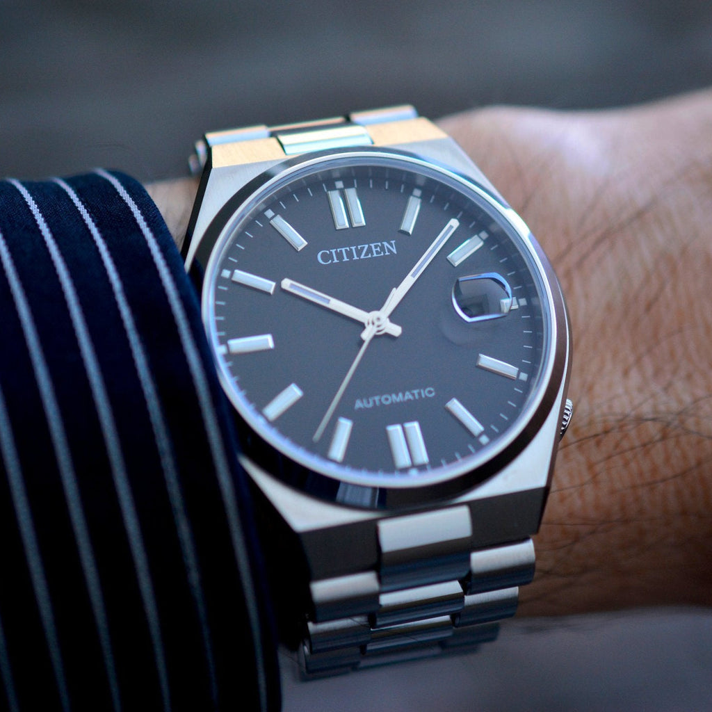 Citizen Tsuyosa Automatic Black Dial Silver Steel Strap Watch For Men - NJ0150-81E Buy Now By Citizen