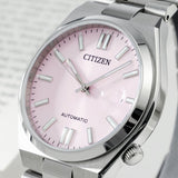 Citizen x Pantone Automatic Dreamy Pink Dial Silver Steel Strap Watch For Men - NJ0158-89X Buy Now By Citizen