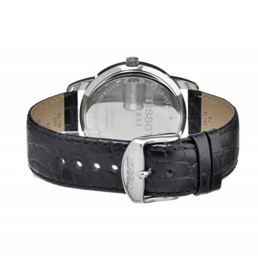 Tissot Classic Dream Black Dial Black Leather Strap Watch for Men - T033.410.16.053.01 Buy Now By Tissot